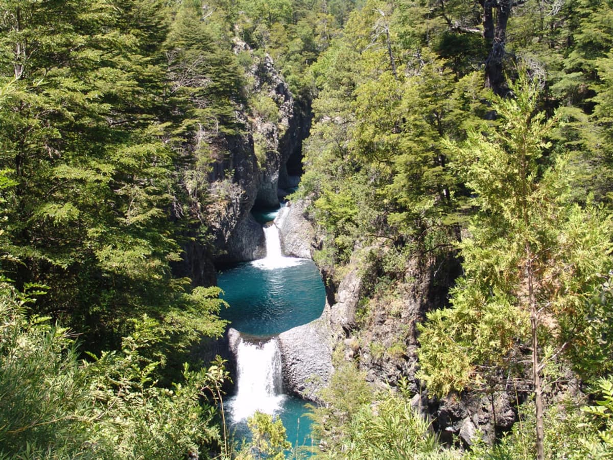 Entrada Parque Nacional Radal Siete Tazas